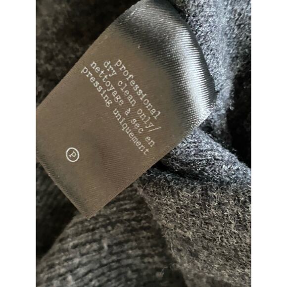 RAG & BONE 100% Wool Trim: Lamb Leather Men's Quarter Zip Sweater M - Picture 9 of 9